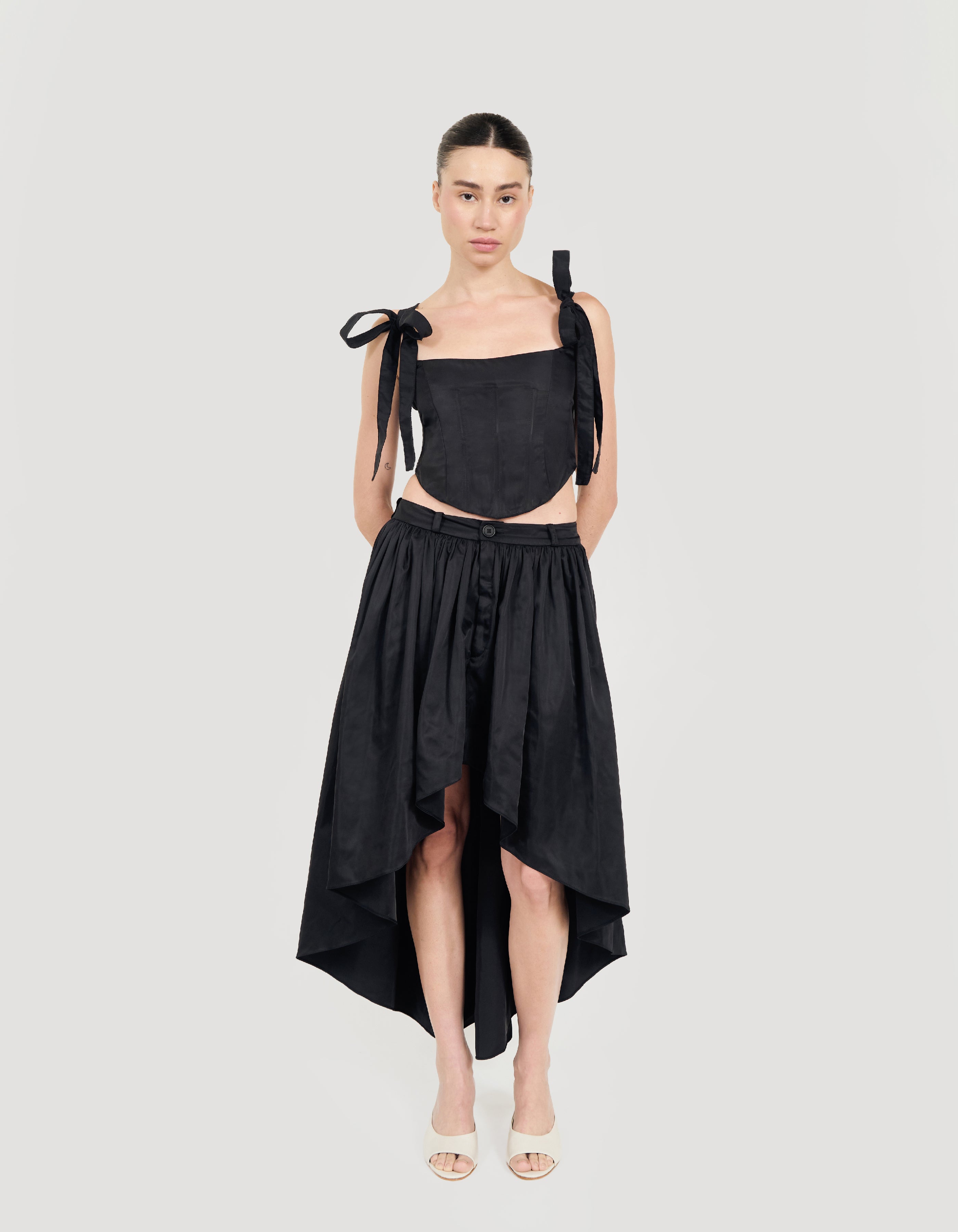 Corset Top Preto